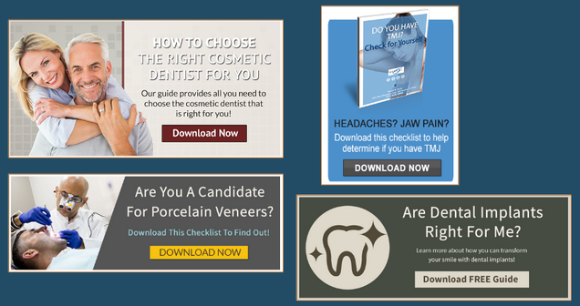 Examples of custom inbound marketing call-to-action (CTA) graphics